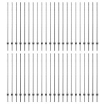 vidaXL Panouri de Gardă 44 pcs Gri 100 x 1.5 m