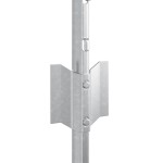 vidaXL Stâlpi verzi pentru gard 44 pcs Argintiu Oțel galvanizat vidaXL Stâlpi verzi pentru gard 44 pcs Argintiu Oțel galvanizat