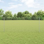 vidaXL Stâlpi de Gard Manual 88 pcs Argintiu 140 cm Oțel vidaXL Stâlpi de Gard Manual 88 pcs Argintiu 140 cm Oțel