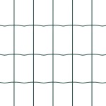 vidaXL Gard cu Stâlp Verde 0,6 x 10 m Oțel și PVC