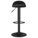 vidaXL Scaune de bar, 2 buc., negru, catifea vidaXL Scaune de bar, 2 buc., negru, catifea