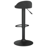 vidaXL Scaune de bar, 2 buc., negru, catifea vidaXL Scaune de bar, 2 buc., negru, catifea
