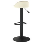 vidaXL Scaune de bar, 2 buc., crem, catifea vidaXL Scaune de bar, 2 buc., crem, catifea