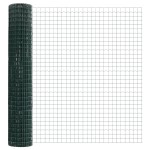 vidaXL Îngrădire cu stâlpi Verde 1.6 x 10 m Oțel vidaXL Îngrădire cu stâlpi Verde 1.6 x 10 m Oțel