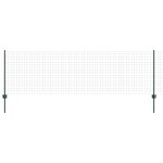 vidaXL Gard Euro cu 11 Stâlpi Verzi 0,8x25 m Oțel vidaXL Gard Euro cu 11 Stâlpi Verzi 0,8x25 m Oțel