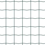 vidaXL Set Împrejmuire Grădină Metalică Set de 2 Verde Metal 25 m