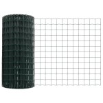 vidaXL Îngrădire cu stâlpi Verde 0.4 x 50 m Oțel vidaXL Îngrădire cu stâlpi Verde 0.4 x 50 m Oțel