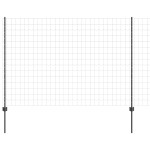 vidaXL Îngrădire cu stâlpi Gri 1.6 x 10 m Oțel