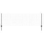 vidaXL Set Gard Set de 2 Gri Oțel Vopsit Electrostatic Mare Durabil
