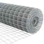 vidaXL Îngrădire cu stâlpi Argintiu 0.8 x 10 m Oțel