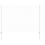 vidaXL Îngrădire cu stâlpi Argintiu 1.5 x 10 m Oțel