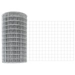 vidaXL Îngrădire cu stâlpi Argintiu 0.4 x 25 m Oțel vidaXL Îngrădire cu stâlpi Argintiu 0.4 x 25 m Oțel