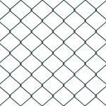 vidaXL Gard cu Stâlp Verde 0,6 x 10 m Oțel și PVC