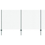 vidaXL Îngrădire cu stâlpi Verde 1.2 x 10 m Oțel vidaXL Îngrădire cu stâlpi Verde 1.2 x 10 m Oțel