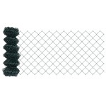 vidaXL Îngrădire cu stâlpi Verde 0.8 x 25 m Oțel vidaXL Îngrădire cu stâlpi Verde 0.8 x 25 m Oțel