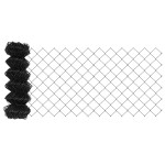 vidaXL Set Împrejmuire Grădină Set de 2 Gri Oțel Galvanizat 25 x 0.8 m