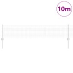 vidaXL Îngrădire cu stâlpi Argintiu 0.4 x 10 m Oțel vidaXL Îngrădire cu stâlpi Argintiu 0.4 x 10 m Oțel