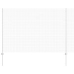 vidaXL Îngrădire cu stâlpi Argintiu 1.5 x 10 m Oțel