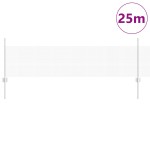 vidaXL Îngrădire cu stâlpi Argintiu 0.5 x 25 m Oțel vidaXL Îngrădire cu stâlpi Argintiu 0.5 x 25 m Oțel