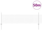 vidaXL Îngrădire cu stâlpi Argintiu 0.5 x 50 m Oțel vidaXL Îngrădire cu stâlpi Argintiu 0.5 x 50 m Oțel