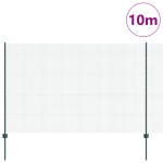 vidaXL Îngrădire cu stâlpi Verde 1.6 x 10 m Oțel vidaXL Îngrădire cu stâlpi Verde 1.6 x 10 m Oțel