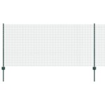 vidaXL Îngrădire cu stâlpi Verde 1 x 25 m Oțel vidaXL Îngrădire cu stâlpi Verde 1 x 25 m Oțel
