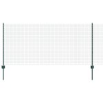vidaXL Îngrădire cu stâlpi Verde 1 x 25 m Oțel vidaXL Îngrădire cu stâlpi Verde 1 x 25 m Oțel