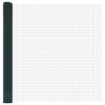 vidaXL Set Gard Set de 2 Verde Metal 25 x 1.5 m Durabil Gard Verde