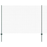 vidaXL Set Gard Set de 2 Verde Metal 25 x 1.5 m Durabil Gard Verde