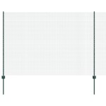 vidaXL Îngrădire cu stâlpi Verde 1.6 x 25 m Oțel vidaXL Îngrădire cu stâlpi Verde 1.6 x 25 m Oțel
