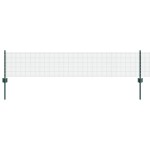 vidaXL Îngrădire cu stâlpi Verde 0.4 x 50 m Oțel