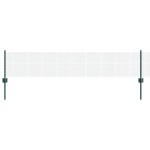 vidaXL Îngrădire cu stâlpi Verde 0.4 x 50 m Oțel