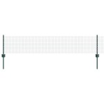 vidaXL Îngrădire cu stâlpi Verde 0.4 x 50 m Oțel