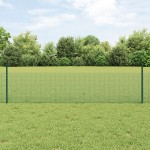 vidaXL Îngrădire cu stâlpi Verde 0.5 x 50 m Oțel vidaXL Îngrădire cu stâlpi Verde 0.5 x 50 m Oțel