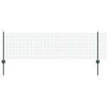 vidaXL Îngrădire cu stâlpi Verde 0.6 x 50 m Oțel