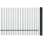 vidaXL Îngrădire cu stâlpi Verde 1.4 x 50 m Oțel vidaXL Îngrădire cu stâlpi Verde 1.4 x 50 m Oțel