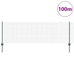 vidaXL Îngrădire cu stâlpi Verde 0.8 x 100 m Oțel vidaXL Îngrădire cu stâlpi Verde 0.8 x 100 m Oțel