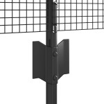 vidaXL Îngrădire cu stâlpi Gri 0.5 x 10 m Oțel vidaXL Îngrădire cu stâlpi Gri 0.5 x 10 m Oțel