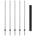 vidaXL Set Împrejmuire Grădină Set de 2 Gri Oțel Galvanizat 10 x 1,5 m