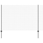 vidaXL Set Împrejmuire Grădină Set de 2 Gri Oțel Galvanizat 10 x 1,5 m