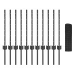 vidaXL Set Îngrădire Set de 2 Gri Metal Mare Durabil