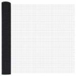 vidaXL Gard și Stâlp Gri 1 x 50 m Oțel