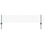vidaXL Îngrădire cu stâlpi Verde 0.4 x 25 m Oțel vidaXL Îngrădire cu stâlpi Verde 0.4 x 25 m Oțel