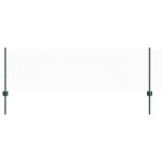 vidaXL Stâlpi de Îngrădire 11 buc U-Channel Verde 60 cm Oțel