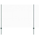 vidaXL Set Împrejmuire Grădină Hexagonală Set de 2 Verde Metal