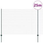 vidaXL Îngrădire cu stâlpi Verde 1.6 x 25 m Oțel vidaXL Îngrădire cu stâlpi Verde 1.6 x 25 m Oțel