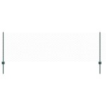 vidaXL Îngrădire cu stâlpi Verde 0.8 x 50 m Oțel vidaXL Îngrădire cu stâlpi Verde 0.8 x 50 m Oțel