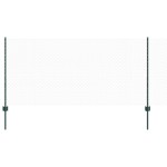 vidaXL Îngrădire cu stâlpi Verde 1 x 50 m Oțel vidaXL Îngrădire cu stâlpi Verde 1 x 50 m Oțel