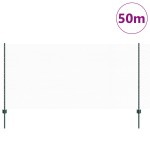 vidaXL Îngrădire cu stâlpi Verde 1.2 x 50 m Oțel vidaXL Îngrădire cu stâlpi Verde 1.2 x 50 m Oțel