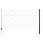 vidaXL Îngrădire cu stâlpi Verde 1.2 x 50 m Oțel vidaXL Îngrădire cu stâlpi Verde 1.2 x 50 m Oțel